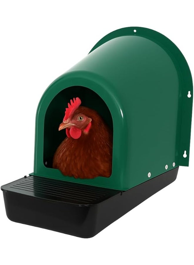 Master Gold Chicken Nesting Box for Collecting Eggs | Slanted Design to Protect Eggs from Breaking and Pollution | Durable UV Resistant | Removable Tray & Ventilation Holes for Poultry Breeding - Image 1